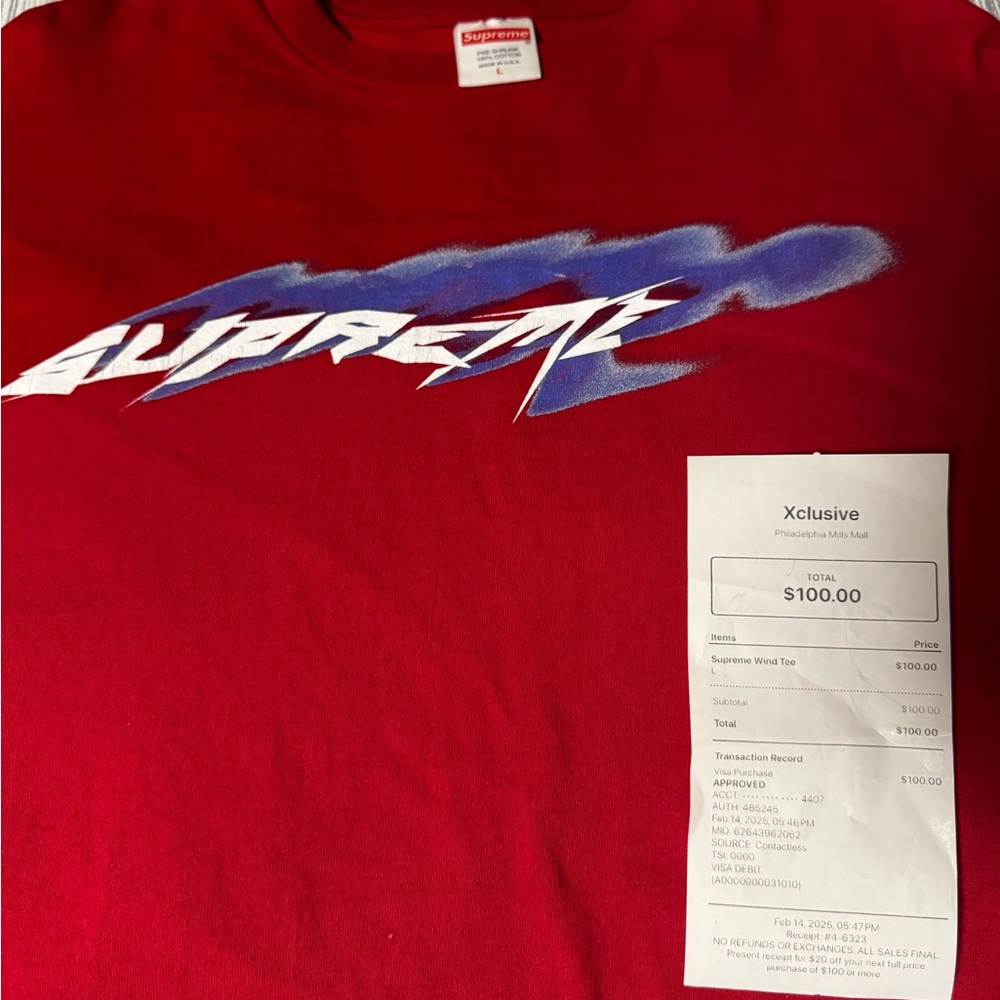 Supreme Red Graphic Tee
